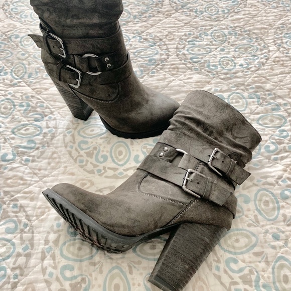 X2B Shoes - Ankle moto boots